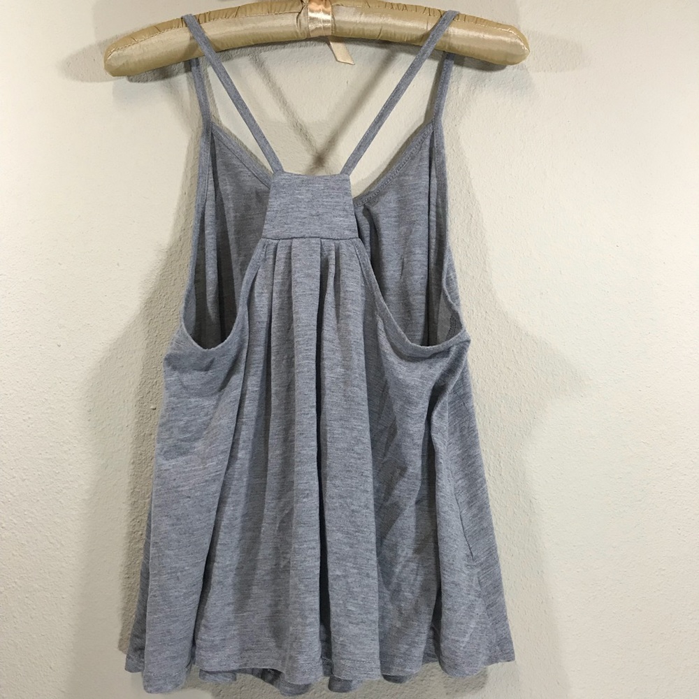 UO Sparkle & Fade Gray racer top swing tank top - Picture 3 of 5